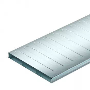 OBO Bettermann canal de cables bajo suelo S3 35038-2, 2 piezas, 350x38 mm, 2000 mm, acero galvanizado en caliente 7400289