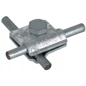 DEHN borne de conexión multiusos 390050, redondo 8-10 mm, acero galvanizado en caliente