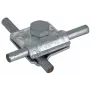 DEHN borne de conexión multiusos 390050, redondo 8-10 mm, acero galvanizado en caliente