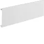 Hager BRA12029016 tapa de canal para serie BRA, 120 mm de ancho, 2000 mm de largo, blanco tráfico (RAL 9016)