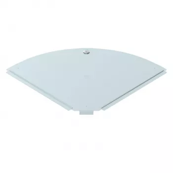 OBO BETTERMANN RBD 90 300 DD cubierta para codo de 90°, 300mm de ancho, acero, galvanizado en banda 6036956