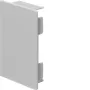 Hager pieza final para canal de cables LF6009067035LF/LFH, gris claro
