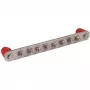 DEHN PAS I 8AP barra de equipotencialidad, acero inoxidable, 8 conexiones, sin cubierta 472229