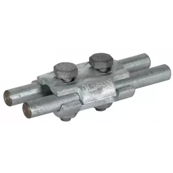 Conector paralelo DEHN + SÖHNE 305000, acero galvanizado en caliente, conductor redondo de 4-10 mm