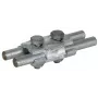Conector paralelo DEHN + SÖHNE 305000, acero galvanizado en caliente, conductor redondo de 4-10 mm