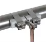 Abrazadera de tubo con cinta DEHN 540803 con tornillo de conexión M10