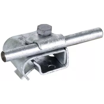 Borna para canalón DEHN 339060 para alambre redondo de 6-10 mm, acero galvanizado en caliente