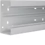 Hager BR6517017035 parte inferior de canal de parapeto, frontal, PVC, BR 65x170mm, OT 80mm, gris claro