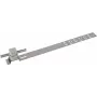 Soporte de conductor de tejado DEHN UNIsnap NIRO/K gris 204159