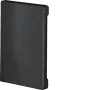 Pieza de cierre, cubierta de corte, libre de halógenos, negro grafito (RAL 9011), para canal de 65x100 mm Hager BR6510069011