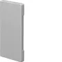 Tapa terminal con cubierta de corte libre de halógenos Hager BR 65x130 mm, gris claro BR6513067035