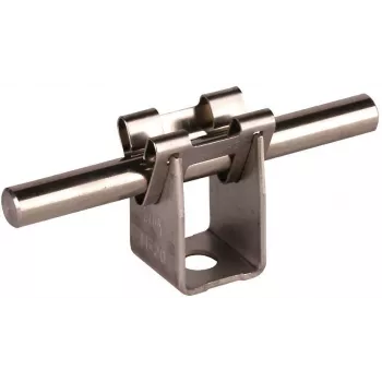 Soporte de conductor de acero inoxidable DEHN 207009 para conductor redondo de 8 mm, 20 mm de altura