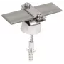 Soporte de conductor DEHN NIRO FL30/Rd6 mm acero inoxidable para pararrayos 274230