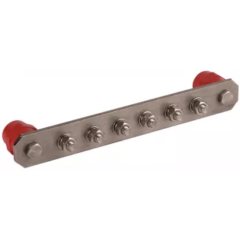 Barra de equipotencialidad DEHN 472209 M10 V2A 295x40 mm sin cubierta