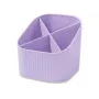 Portalápices HAN X-LOOP violeta pastel plástico 4 compartimentos 11,1 x 11,1 x 10,5 cm (17238-887D)