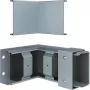 Esquina interior Hager FWK-Plus 60x100 mm pieza de canal cortafuego galvanizada en caliente FWKP601004VERZ