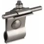 Soporte de conductor de tejado DEHN para tejados metálicos, acero inoxidable, alambre redondo de 8 mm, fijación por borna, 223010