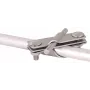 Borna de conexión DEHN 649015 D 25 mm para Rd 7-10, acero inoxidable V2A, pararrayos