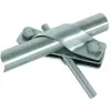 Borna de conexión DEHN 649015 D 25 mm para Rd 7-10, acero inoxidable V2A, pararrayos