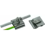 Borna de puesta a tierra universal DEHN M8 para Rd 8-10 mm y conductor de 4-50 mm², acero inoxidable (540250)