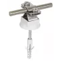 Soporte de conductor DEHNclip NIRO para alambre redondo de 8-10 mm, acero inoxidable 274160