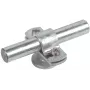 DEHN soporte de barra 275116 con apoyo y manguito de cubierta para alambre redondo Ø16 mm
