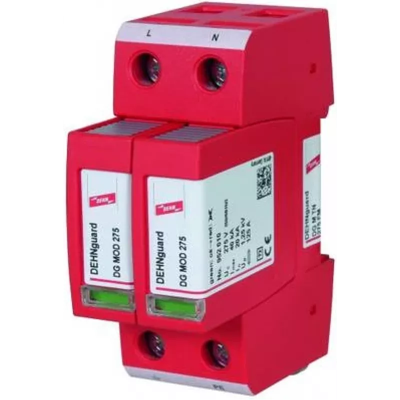 DEHN DG M TN 275 FM Tipo 2 protector contra sobretensiones 2 polos 275V AC 40kA