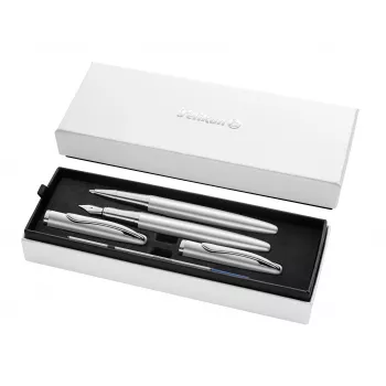 Pelikan Jazz Noble Elegance set de escritura plateado (bolígrafo y portaminas) 400197476