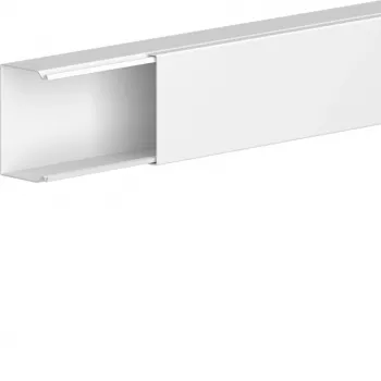 Hager LFS3004509016 Canal de acero LF 30x45 mm blanco tráfico 2 m
