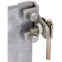 DEHNclip Borne de conexión equipotencial 372219 Horizontal acero inoxidable para conductores redondos de 8-10 mm y planos de 30x3,5 mm