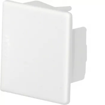 HAGER LF3003069016 Pieza final para canal de cables 30x30 mm, blanco tráfico (RAL 9016)