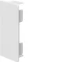 Hager LF4009069016 Tapa final para canal de cables LF 40x90 mm, libre de halógenos, blanco tráfico (RAL 9016)