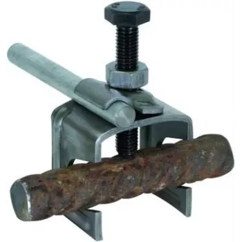 DEHN 308035 Borne de conexión universal para conductores redondos y planos, acero galvanizado en caliente