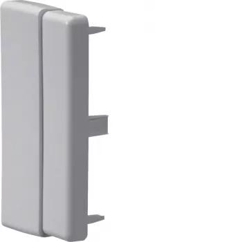Hager LFF6011067035 Tapa final para canal de cables 60x110 mm, gris claro