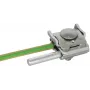 DEHN 365250 Grapa de tejado de junta alzada no penetrante para juntas de 0,7-8 mm, aluminio/acero inoxidable
