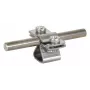 DEHN 274110 Soporte de conductor para cables redondos de 8-10 mm, acero inoxidable, rosca M8