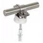 DEHN Soporte de barra para alambre redondo de 16 mm, acero inoxidable con tornillo y taco 274260