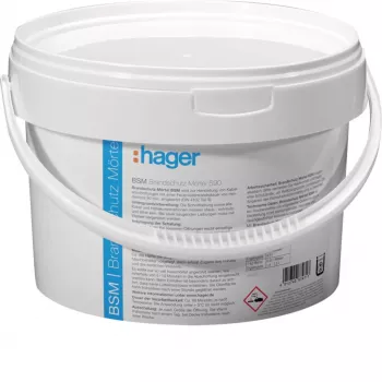 Mortero de protección contra incendios Hager S90 3 kg bolsa BSM0003