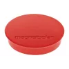 Magnetoplan Discofix Imán redondo estándar, rojo, núcleo macizo de ferrita, 0,7 kg de fuerza de sujeción (1664206)