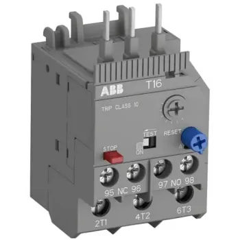 ABB T16-3.1 Protección térmica contra sobrecarga, 2,4-3,1 A, tripolar, clase 10, 690 V AC, bornes de tornillo 1SAZ711201R1033