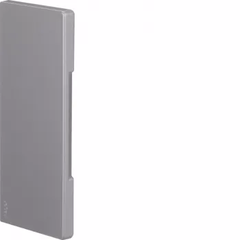 Hager BR6517067035 Pieza final para canaleta de cables serie BR, 65x170 mm, libre de halógenos, gris claro