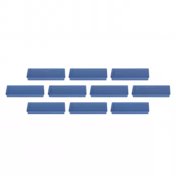 Magnetoplan Imán rectangular, azul oscuro con núcleo macizo de ferrita, fuerza de sujeción: aprox. 1,3 kg (1665114)