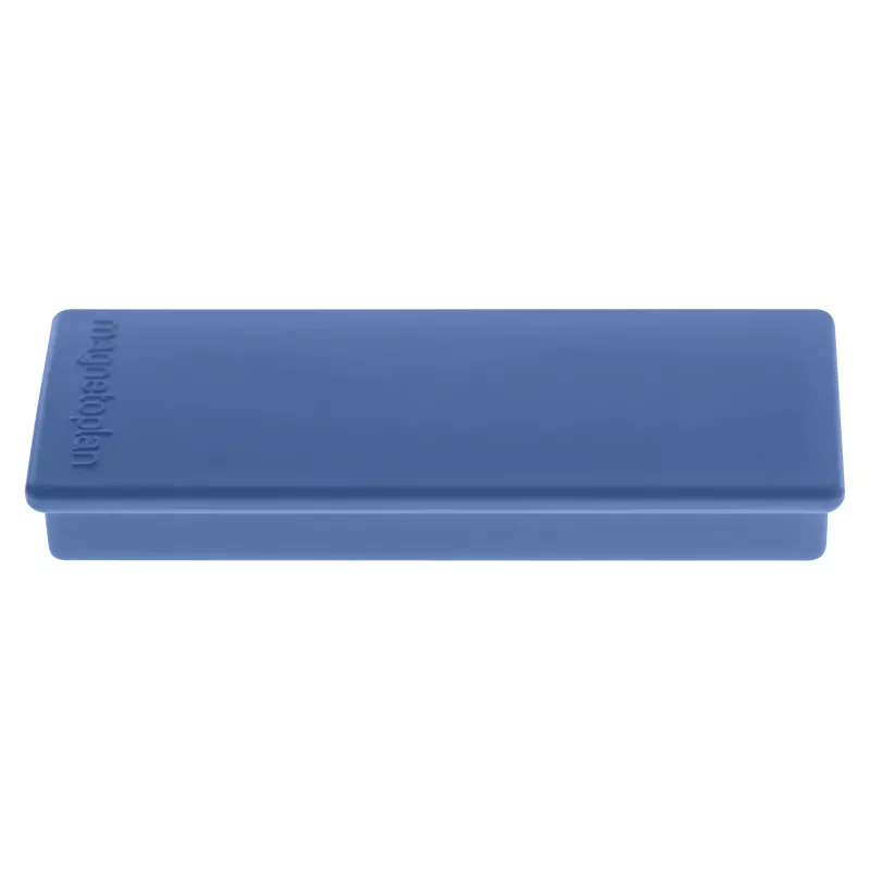 Magnetoplan Imán rectangular, azul oscuro con núcleo macizo de ferrita, fuerza de sujeción: aprox. 1,3 kg (1665114)