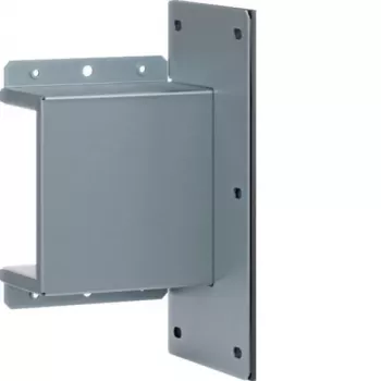 Hager Pieza de conexión de pared 60x100 mm galvanizado en caliente FWKP60100WVERZ - protección contra incendios