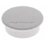 Magnetoplan Discofix Imán redondo, gris, núcleo de ferrita macizo, 2,2 kg de fuerza de sujeción (1662001)