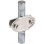 DEHN NS 16 7SEG AL NS 16 Placa de números de aluminio, en relieve, 7 dígitos, conductor de 16 mm, aluminio natural 484001