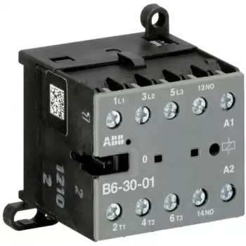 ABB B6-30-01 minicontactor 220-240V AC 3NO+1NC 6A GJL1211001R8010