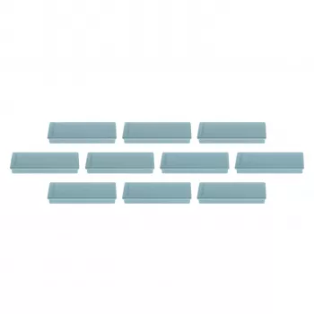 Magnetoplan Imán rectangular azul con núcleo de ferrita macizo, fuerza de sujeción 1,3 kg 1665103