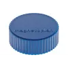 magnetoplan Discofix Imán redondo Magnum, azul oscuro, núcleo de ferrita macizo, 2,0 kg de fuerza de sujeción (1660014)