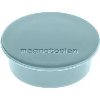 MAGNETOPLAN HOLTZ Discofix Imán redondo color azul, ferrita de núcleo macizo, fuerza de sujeción 2,2 kg, pack de 10 (1662003)